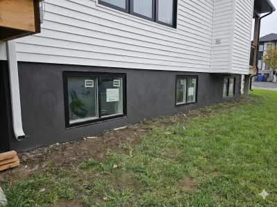 Fondation extérieure de maison