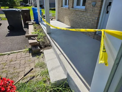 Finition terrasse en béton