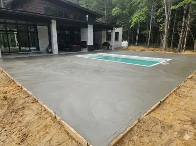 Finition de béton, crépis et acrylique